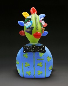 James-Wilbat-Glass--Mr.-Lucky-sculpture
