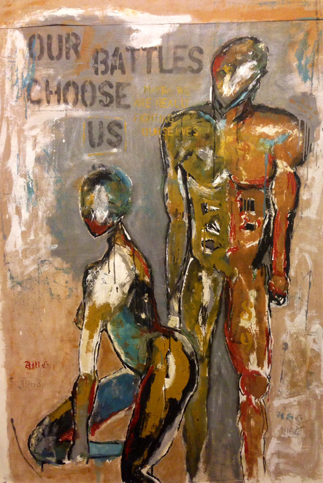 Our-Battles-Choose-Us-By-Kris-Gebhardt-Mixed-Media-71_-by-51_