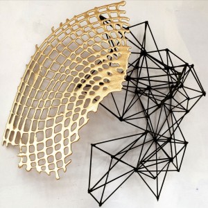 One of Melanie Blood's sculptures