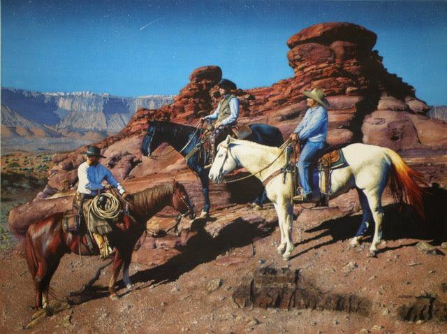 Marlin-Rotach-sorrel-sky-gallery-Painting-Riders-of-the-Red-Cliffs