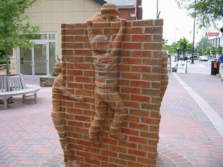 Brad Spencer Brick Sculpture