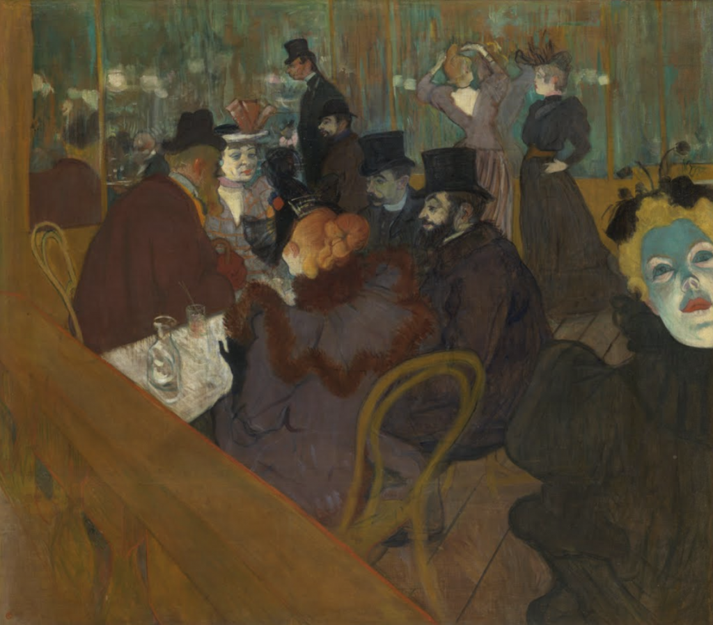 At the Moulin Rouge, Henri Toulouse-Lautrec