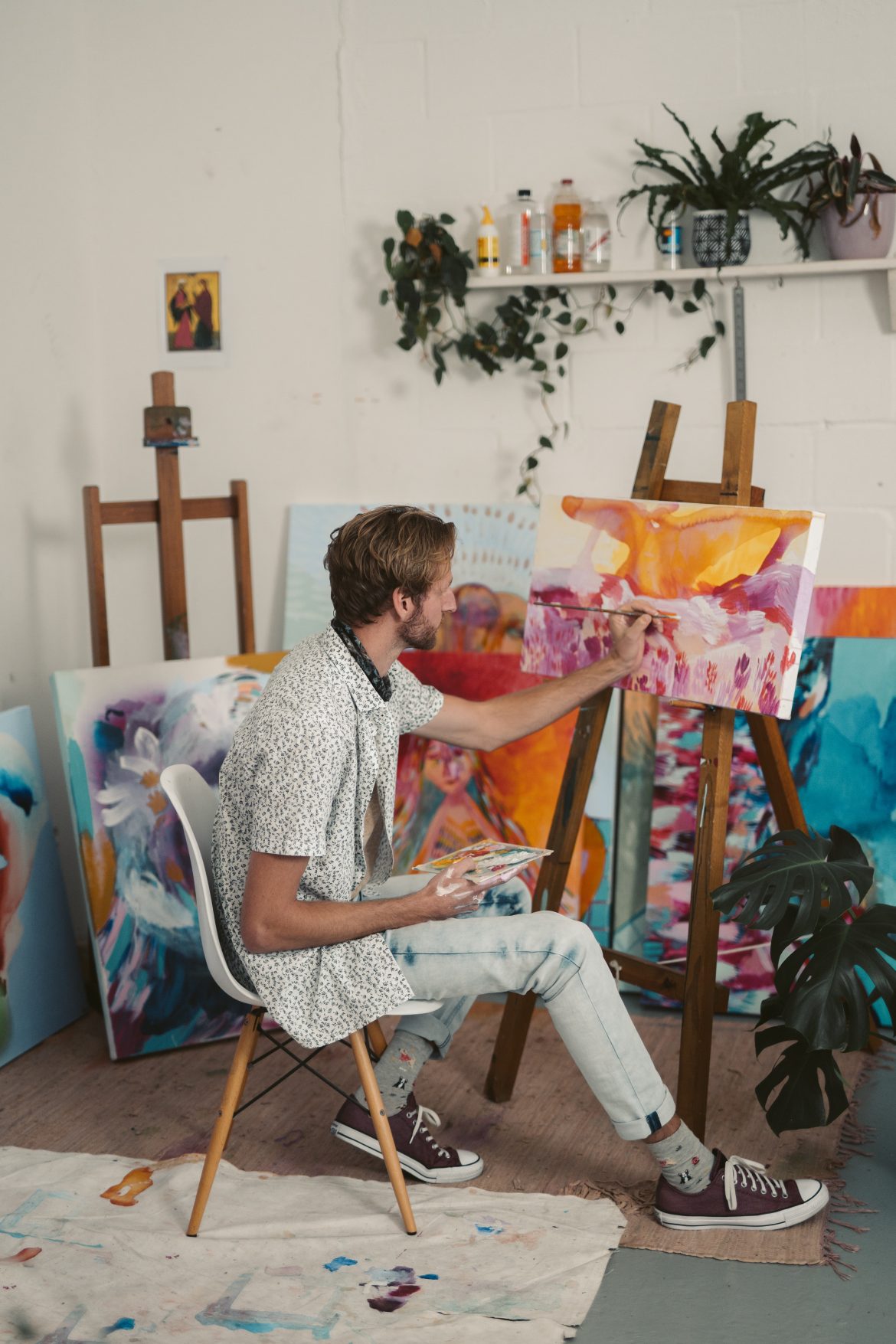 How to Create an Art Studio Space at home - Art Business News