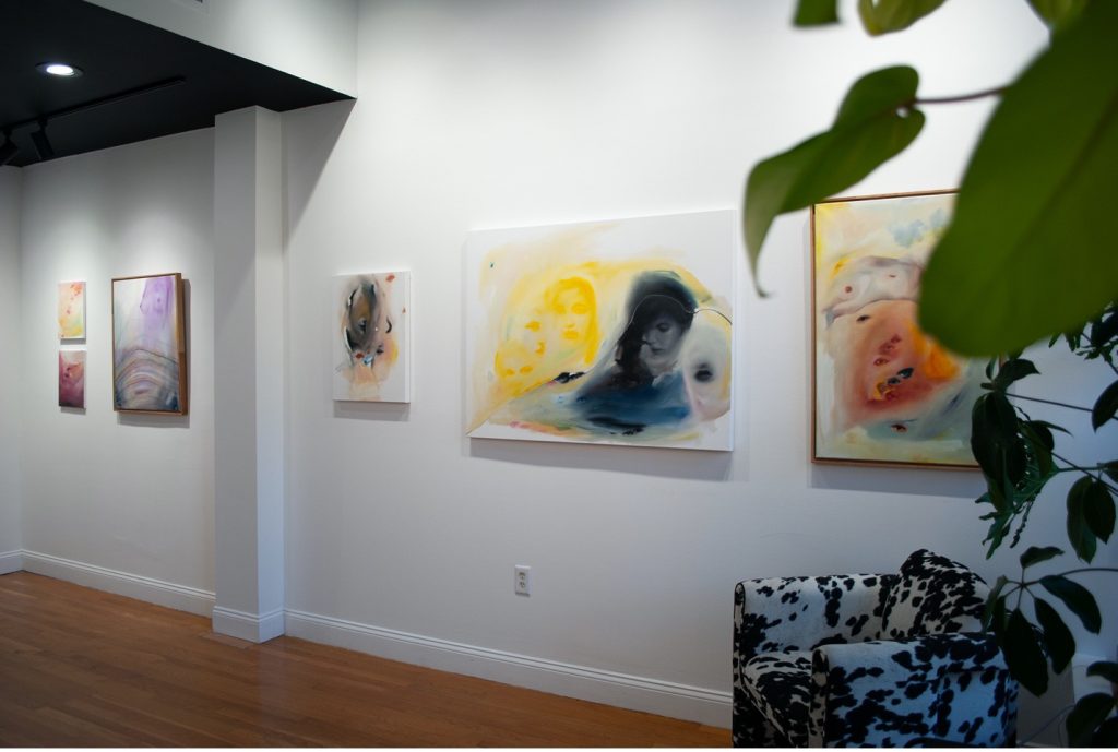 Distortion Society Gallery featuring artist Laura Bochet’s Somesthesia