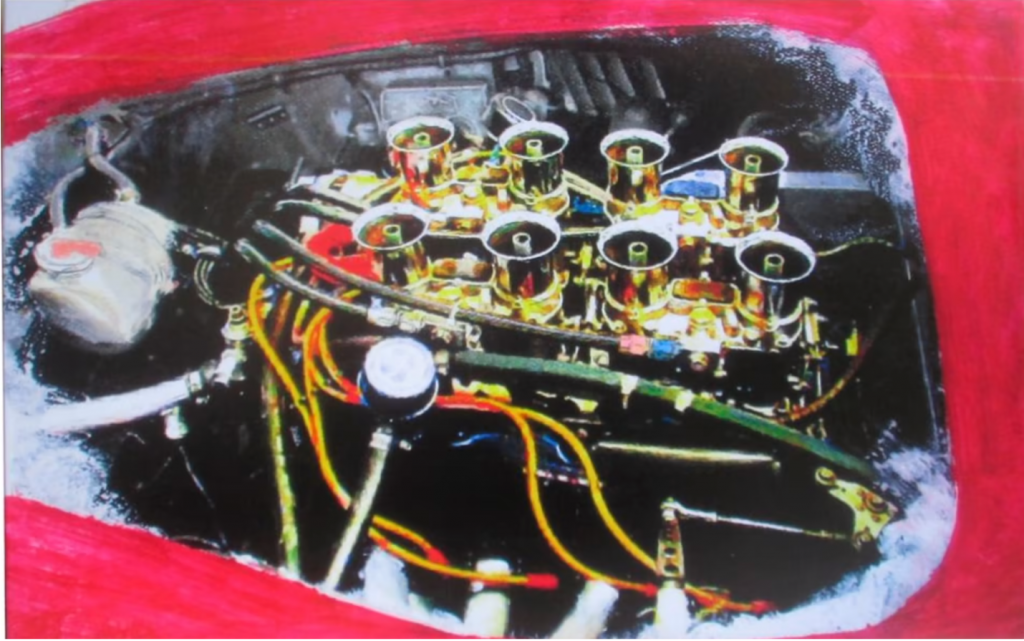 Ferrari Racing Engine by Wallace Wyss